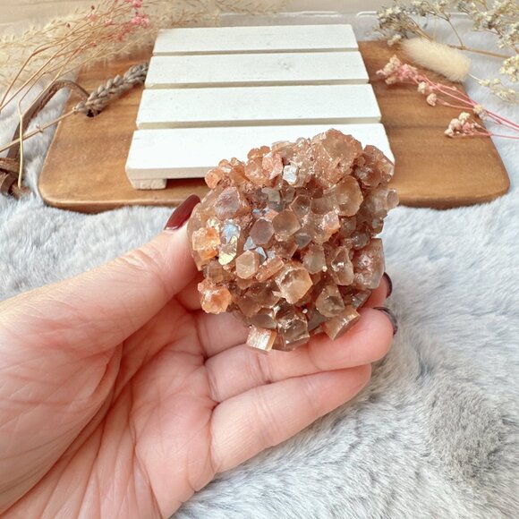 Gorgeous Aragonite Cluster Specimen from Morocco - Picture 2 of 7